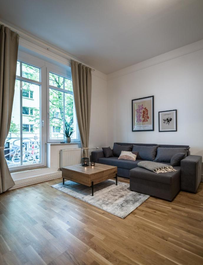 Hochwertige Altbauwohnung Im Modernen Stil In Wiesbaden - Kueche - Terrasse - Wlan - Zentral ภายนอก รูปภาพ